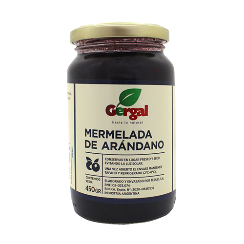 Mermelada de arándanos x 450grs ¡Elaboración propia!